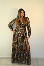 Load image into Gallery viewer, Flowy Satin Maxi Dress / Vestido largo satinado con fluidez
