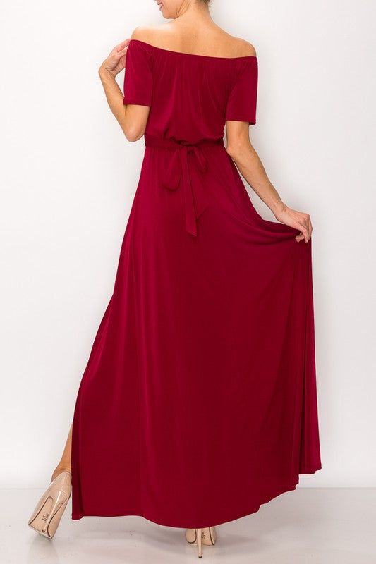 Kassandra Red Maxi Dress