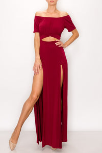 Kassandra Red Maxi Dress