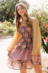 LUCIA FLOWER BOHO DRESS