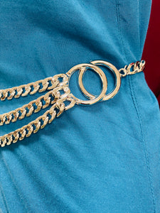 THREE LAYERS CHAIN BELT