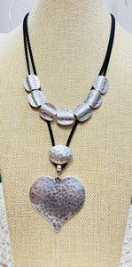 Old Hearts Double Layers Necklace